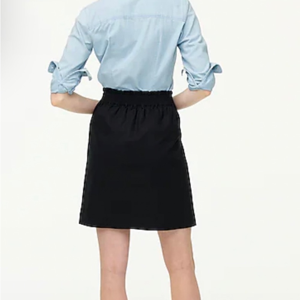 J. Crew wool blend skirt | black | size 4 - Picture 3 of 14